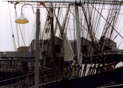 rigging lines of the Elissa